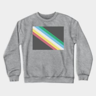 Disability Pride Flag - Image Only Crewneck Sweatshirt